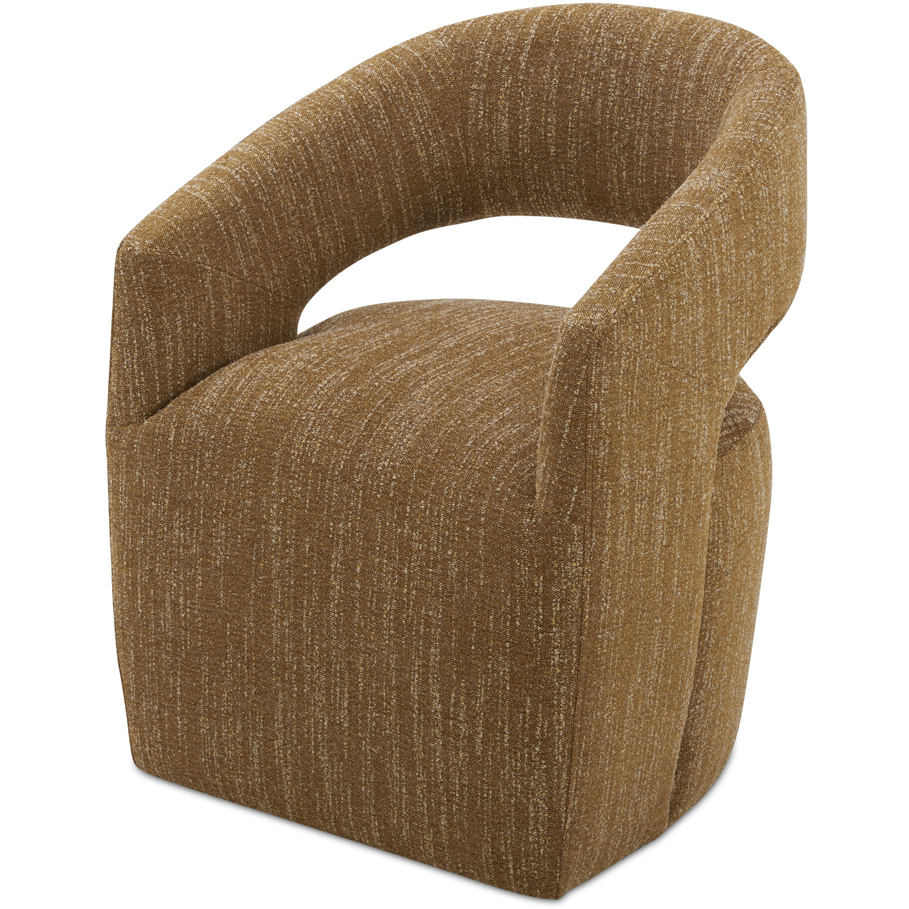 Barrow Yellow Rolling Dining Chair